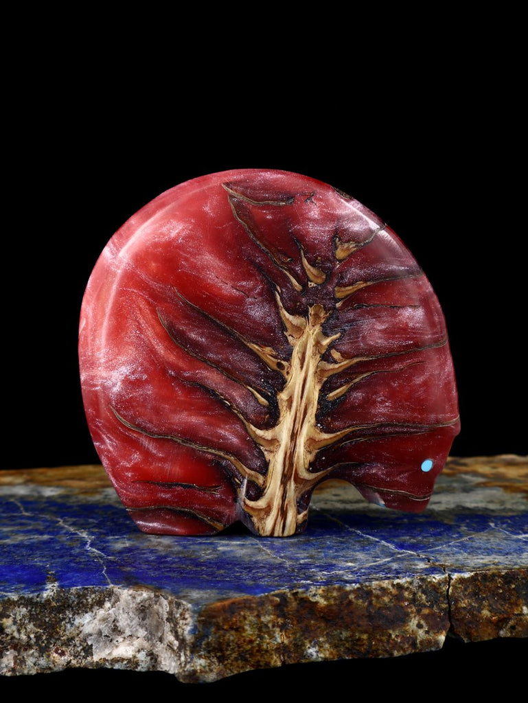 Pinecone in Resin Medicine Bear Zuni Fetish - PuebloDirect.com