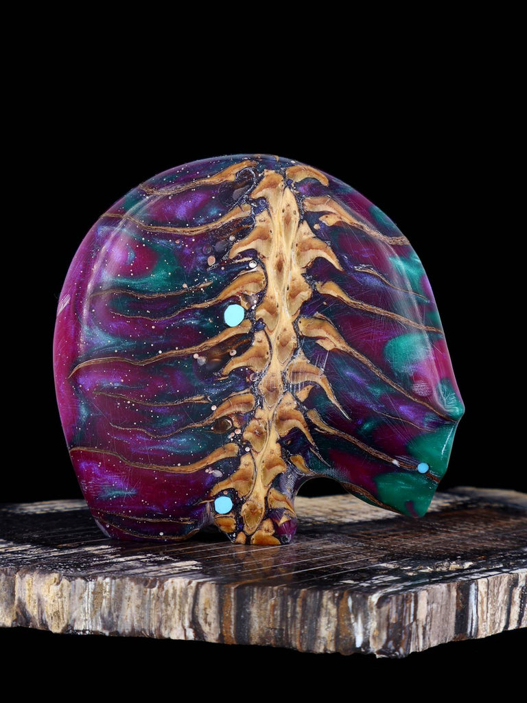 Pinecone in Resin Medicine Bear Zuni Fetish - PuebloDirect.com