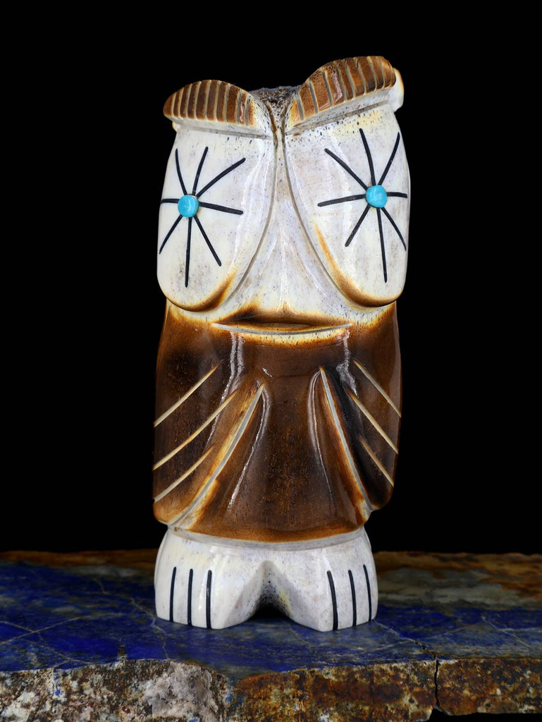 Reversible Owl Zuni Fetish - PuebloDirect.com