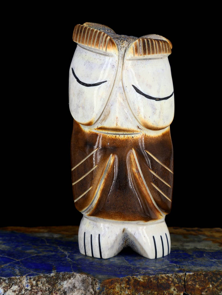 Reversible Owl Zuni Fetish - PuebloDirect.com